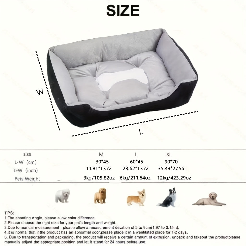 New Summer Luxury Comfort Pet Pillow Bed, Multi-Size Design for Small to Large Dogs and Cats, Deep Sleep Mat, All-Season Use, Thick Polyester Filling, Soft Blend Fabric, Plush Warm Padding, Suitable for 2-3 Pets Simultaneously, 16 Indoor Scenes