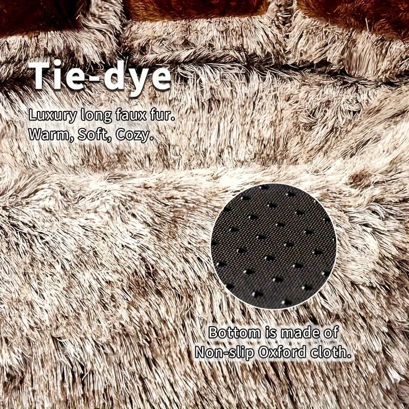[Cozy | Plush] Soft Faux Fur Cozy Plush Paw-Shaped Pet Bed | Non-Slip Bottom, Warm and Comfortable Gray Round Sofa Bed | for Small to Medium Dogs and Cats, Winter Snuggling, Small Dog Bed