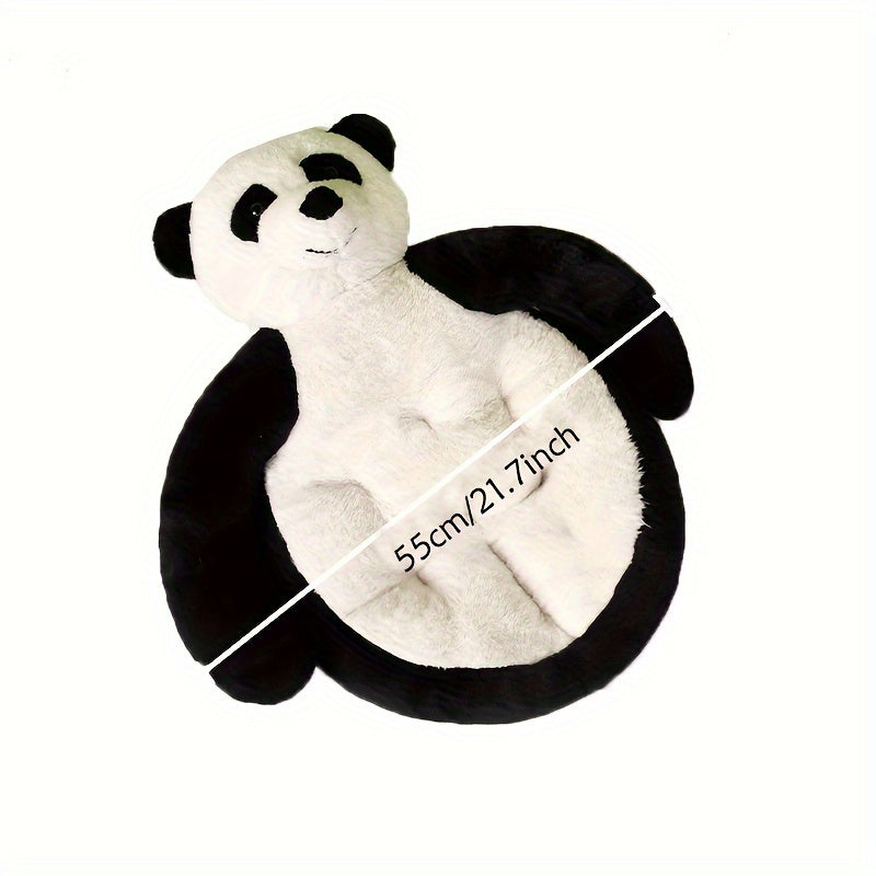 Cozy Panda-Themed Pet Bed - Washable, Contemporary Style for Cats & Dogs, Indoor/Outdoor Comfort