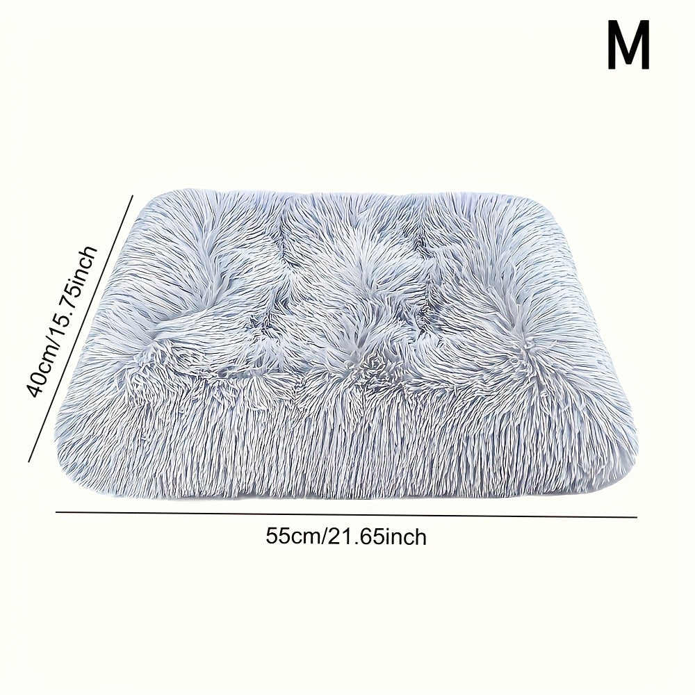 Cozy Polyester Dog Bed with Removable Cover - Soft, Warm, and Easy to Clean - Ideal for Cats and Dogs of All Sizes - Perfect Holiday Gift, Pet Bed|Plush Dog Bed|Detachable Cover