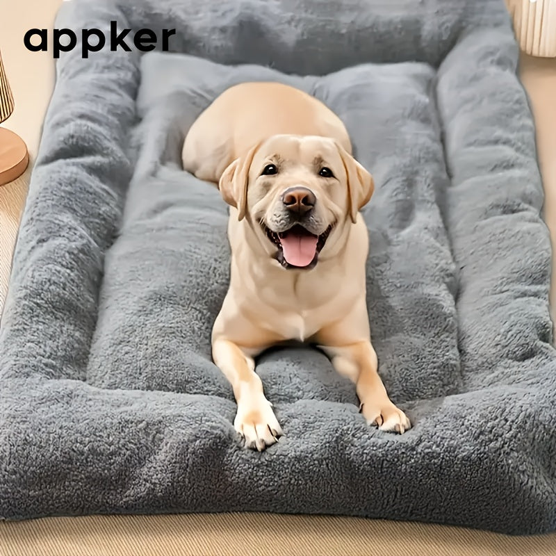 appker Extra Large Plush Pet Cat and Dog Sofa Bed - Extra Thick, Extra Soft Pet Pad for Small to Large Dogs, Gift for Dog and Cat Lovers, Dog Comfort Pad | Modern Pet Bed | Durable Pet Bed, Large Dog Bed (2 Sizes 2 Colors to Choose)