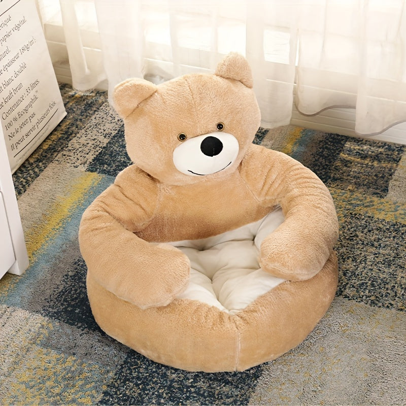 Cozy Panda-Themed Pet Bed - Washable, Contemporary Style for Cats & Dogs, Indoor/Outdoor Comfort