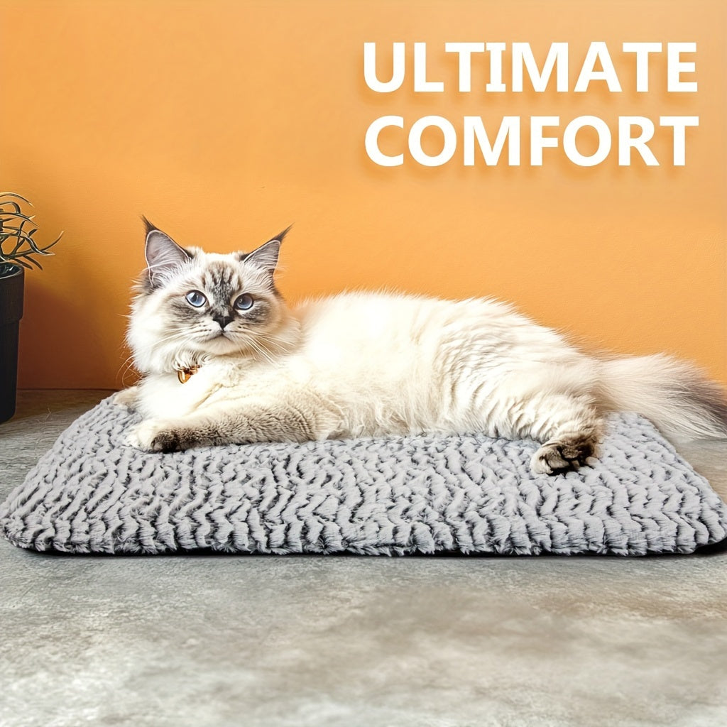 [Thermal Extra Warm Pad] Soft Thermal Extra Warm Dog Cat Pad - Large Indoor Outdoor Cat Bed Mat for Small Puppy Kittens Pets