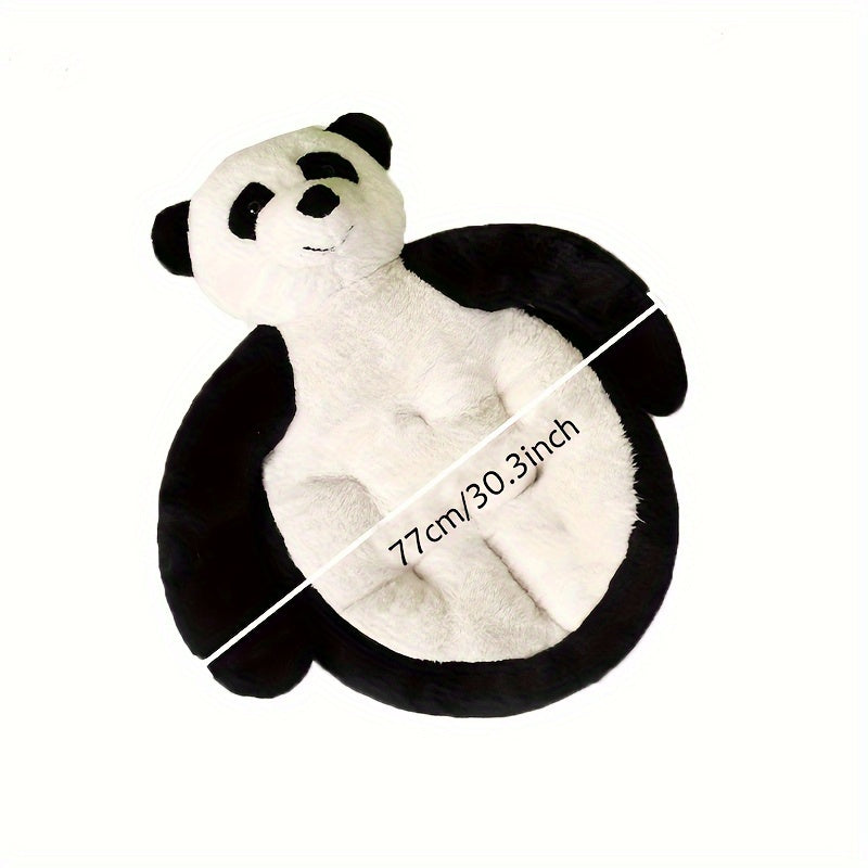 Cozy Panda-Themed Pet Bed - Washable, Contemporary Style for Cats & Dogs, Indoor/Outdoor Comfort