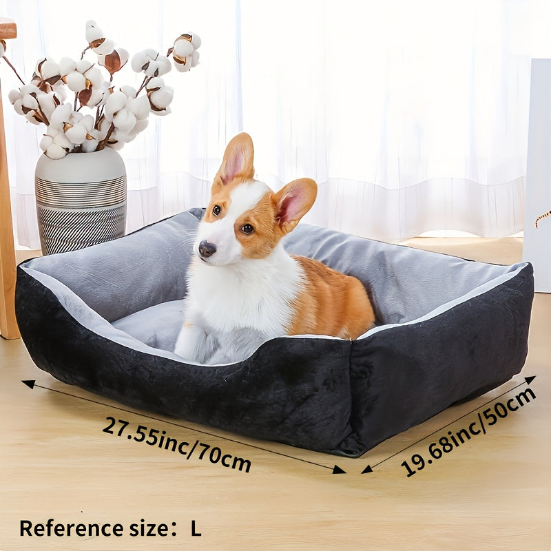 New Summer Luxury Comfort Pet Pillow Bed, Multi-Size Design for Small to Large Dogs and Cats, Deep Sleep Mat, All-Season Use, Thick Polyester Filling, Soft Blend Fabric, Plush Warm Padding, Suitable for 2-3 Pets Simultaneously, 16 Indoor Scenes