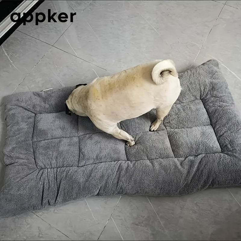 appker Extra Large Plush Pet Cat and Dog Sofa Bed - Extra Thick, Extra Soft Pet Pad for Small to Large Dogs, Gift for Dog and Cat Lovers, Dog Comfort Pad | Modern Pet Bed | Durable Pet Bed, Large Dog Bed (2 Sizes 2 Colors to Choose)
