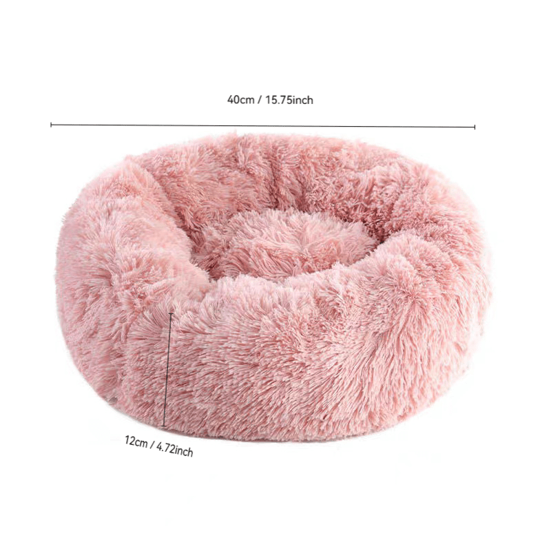1pc Winter Warm Cat & Dog Bed - Soft Coral Fleece Round Pet Mattress with Plush Polyester Fill, Washable Cozy Bed for Small/Medium Pets, Soothing Comfort for Cats & Dogs, Durable & Easy-Clean Design, Pet Beds for Cats, Cat Warming Bed, Dog Crate Bed Mat,