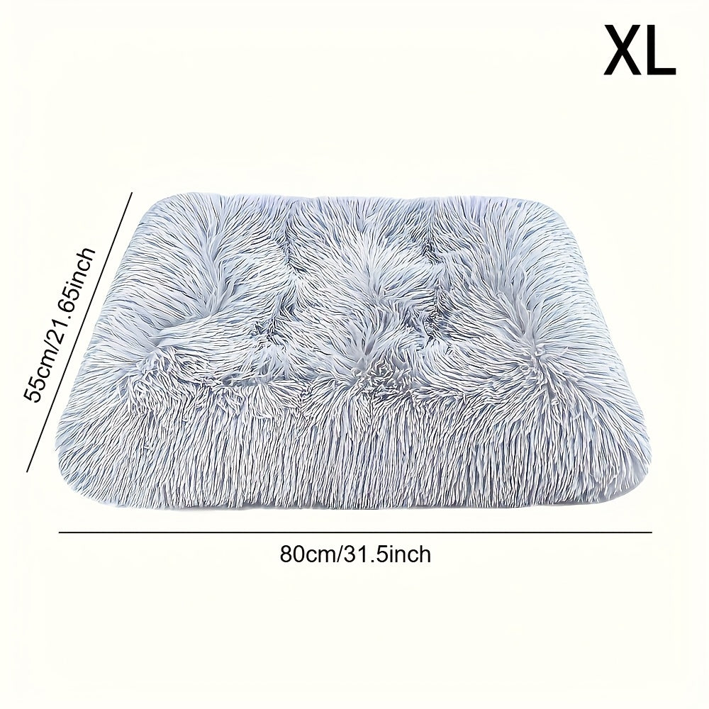 Cozy Polyester Dog Bed with Removable Cover - Soft, Warm, and Easy to Clean - Ideal for Cats and Dogs of All Sizes - Perfect Holiday Gift, Pet Bed|Plush Dog Bed|Detachable Cover