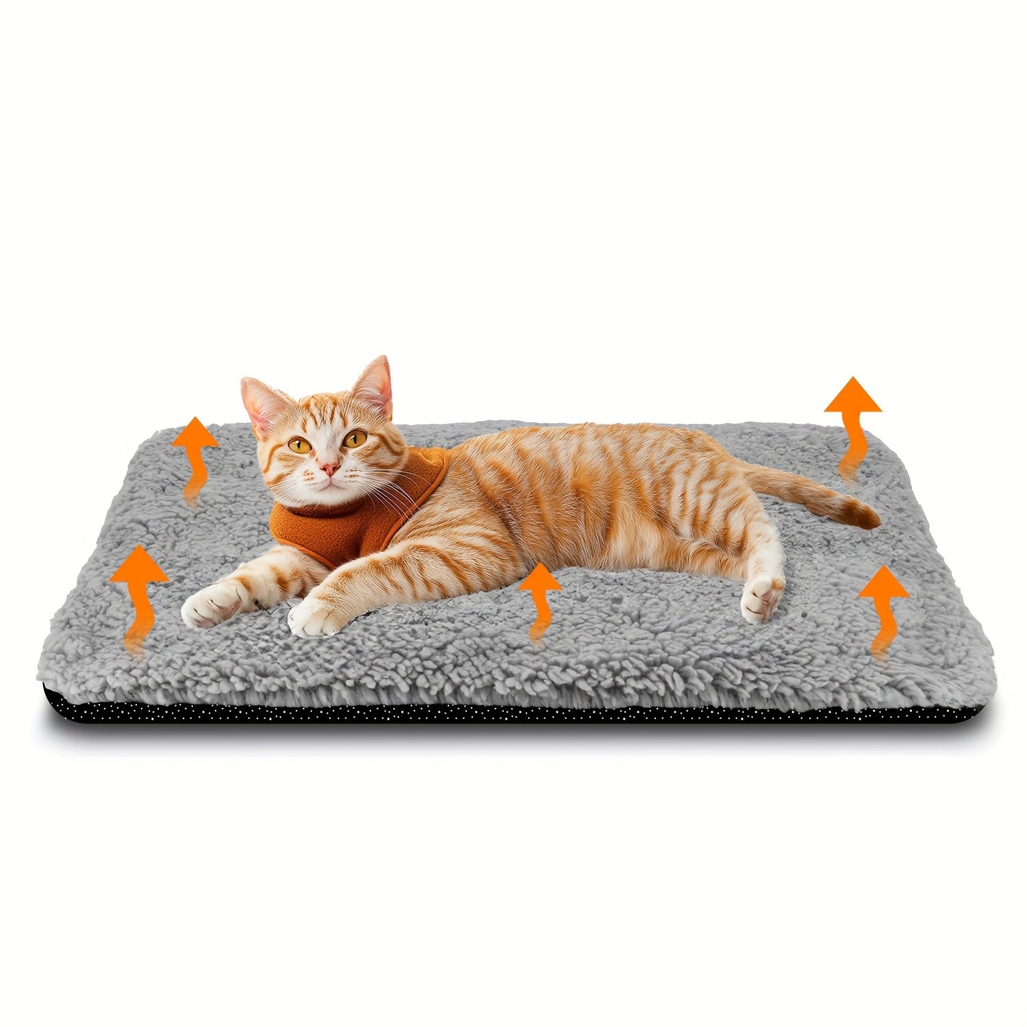 [Super Soft] Self Warming Pet Bed Mat - Super Soft, Thermal, Washable, Anti-Slip - For Small Medium Cats Dogs Puppy Kitten Indoor Outdoor