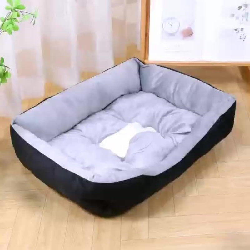 New Summer Luxury Comfort Pet Pillow Bed, Multi-Size Design for Small to Large Dogs and Cats, Deep Sleep Mat, All-Season Use, Thick Polyester Filling, Soft Blend Fabric, Plush Warm Padding, Suitable for 2-3 Pets Simultaneously, 16 Indoor Scenes