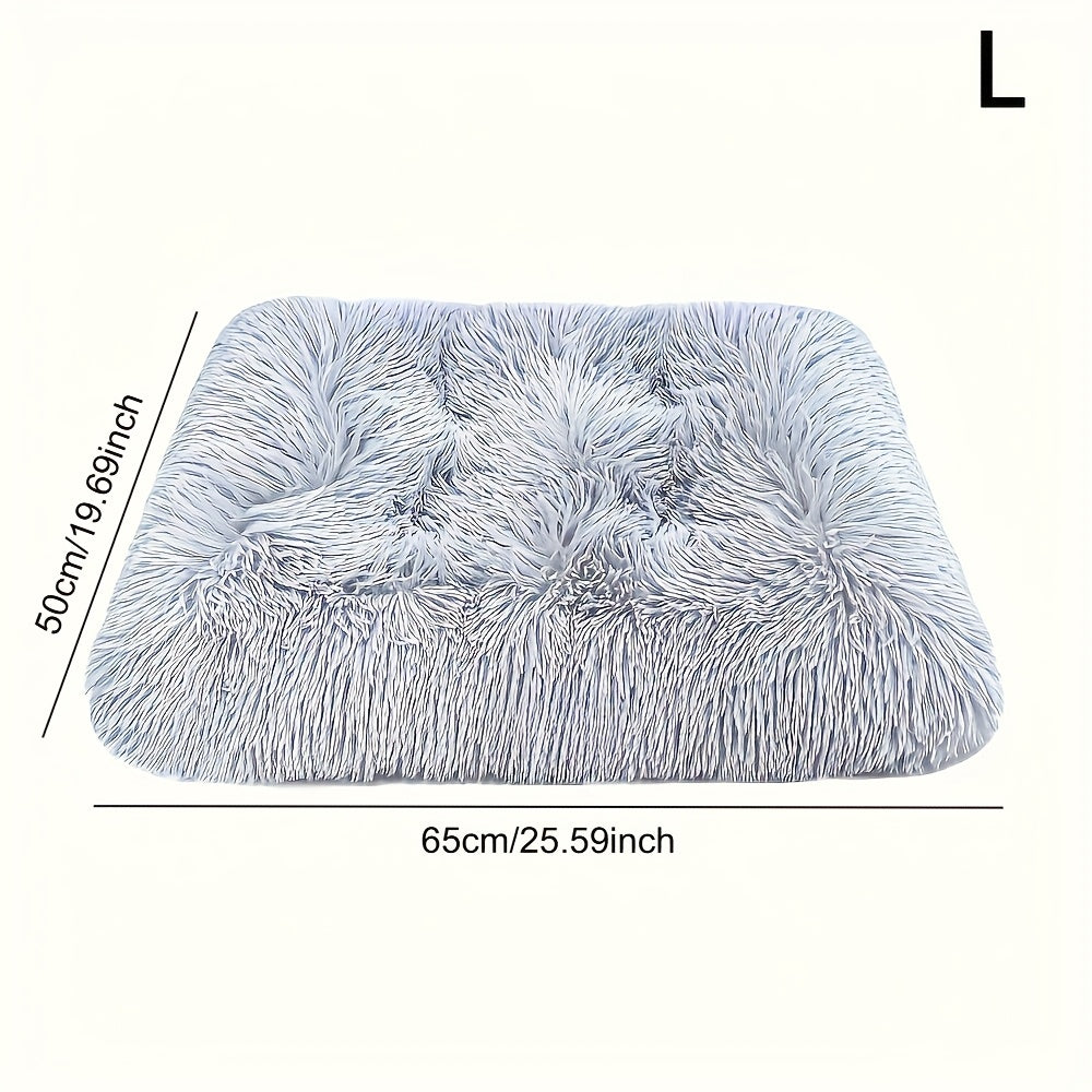 Cozy Polyester Dog Bed with Removable Cover - Soft, Warm, and Easy to Clean - Ideal for Cats and Dogs of All Sizes - Perfect Holiday Gift, Pet Bed|Plush Dog Bed|Detachable Cover