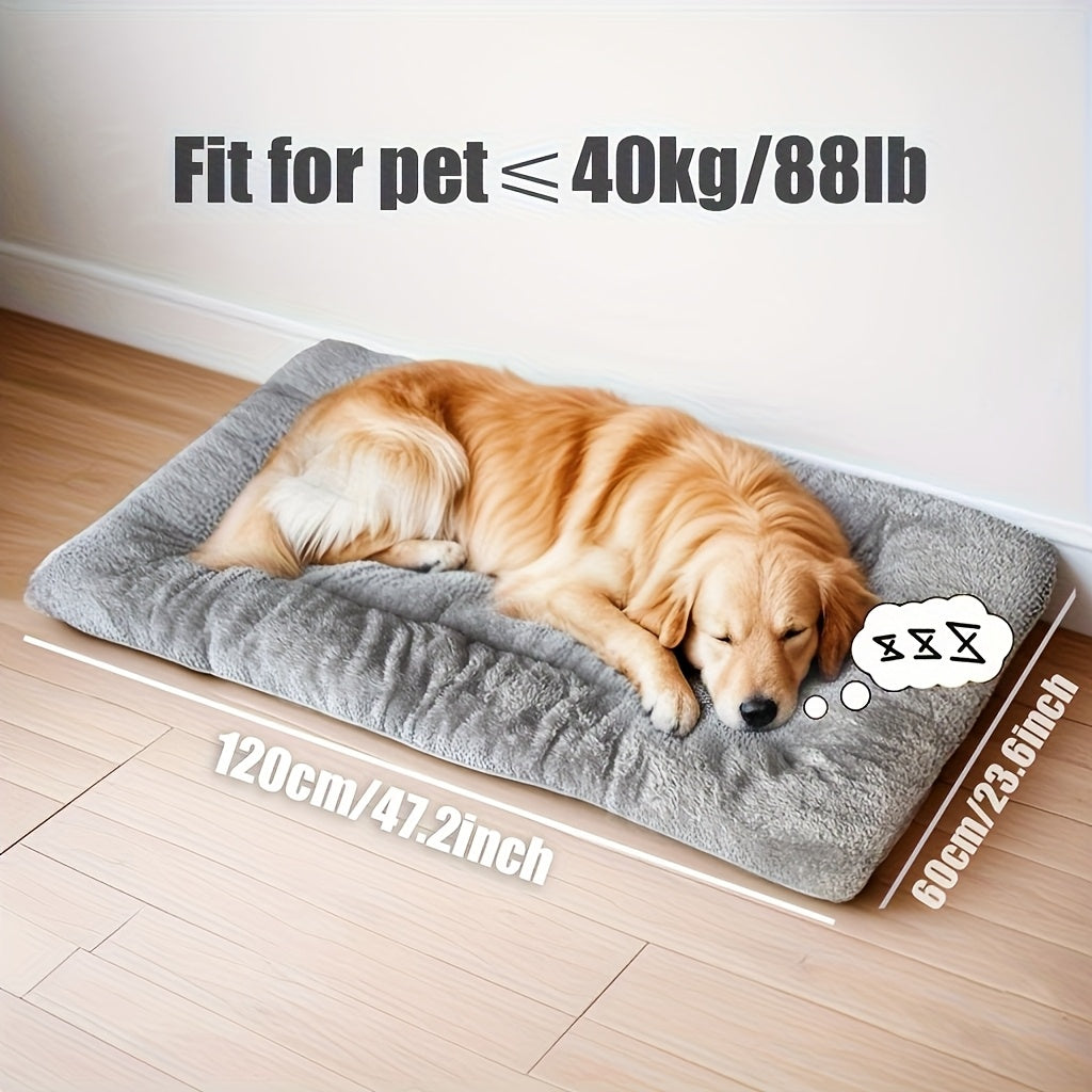 appker Extra Large Plush Pet Cat and Dog Sofa Bed - Extra Thick, Extra Soft Pet Pad for Small to Large Dogs, Gift for Dog and Cat Lovers, Dog Comfort Pad | Modern Pet Bed | Durable Pet Bed, Large Dog Bed (2 Sizes 2 Colors to Choose)