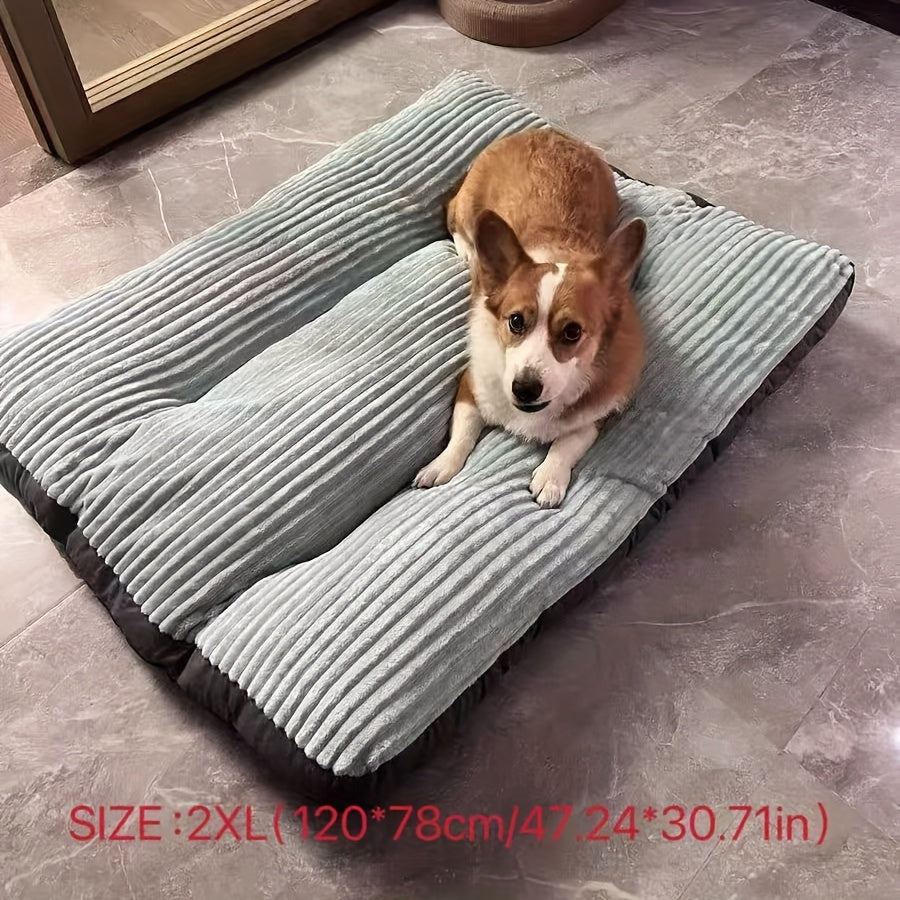 [1 Square Pet Mat] Soft & Wear-Resistant 1 Square Pet Mat | Comfortable Dog Bed & Cat Nest for Large, Medium, Small Cats and Dogs | Four Seasons Sleep with Dog Mattress