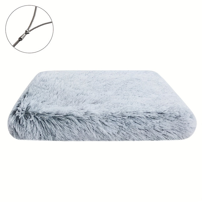 1pc Cozy Plush Dog Bed - Soft and Comfortable Pet Mat for Kennel or Crate Christmas Gift