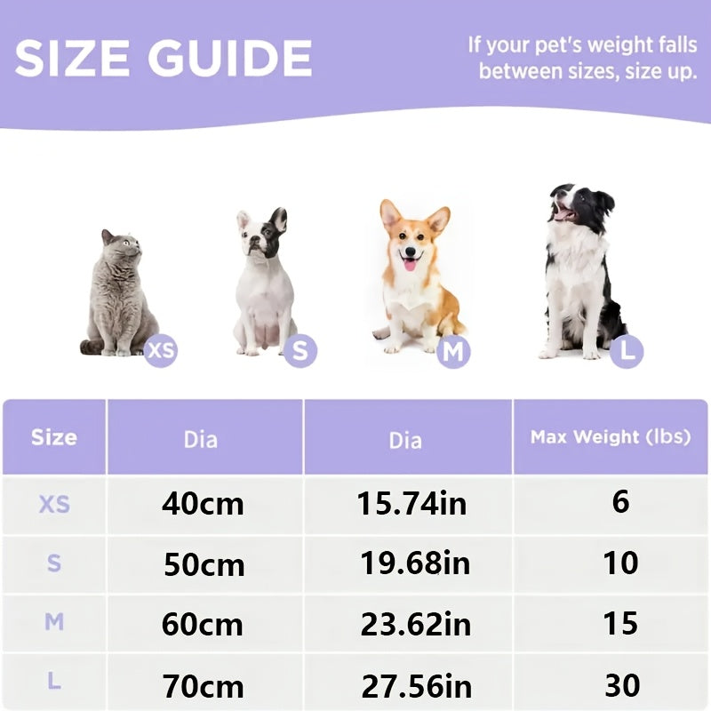 Soft & Cozy Plush Pet Bed for Small Dogs & Cats - Round, Warm Winter Nest with Soft PP Mat, Fluffy Wave Design in Pink, Beige, White & Gray, Machine Washable, All-Season Comfort, Pet Bed for Small Dogs