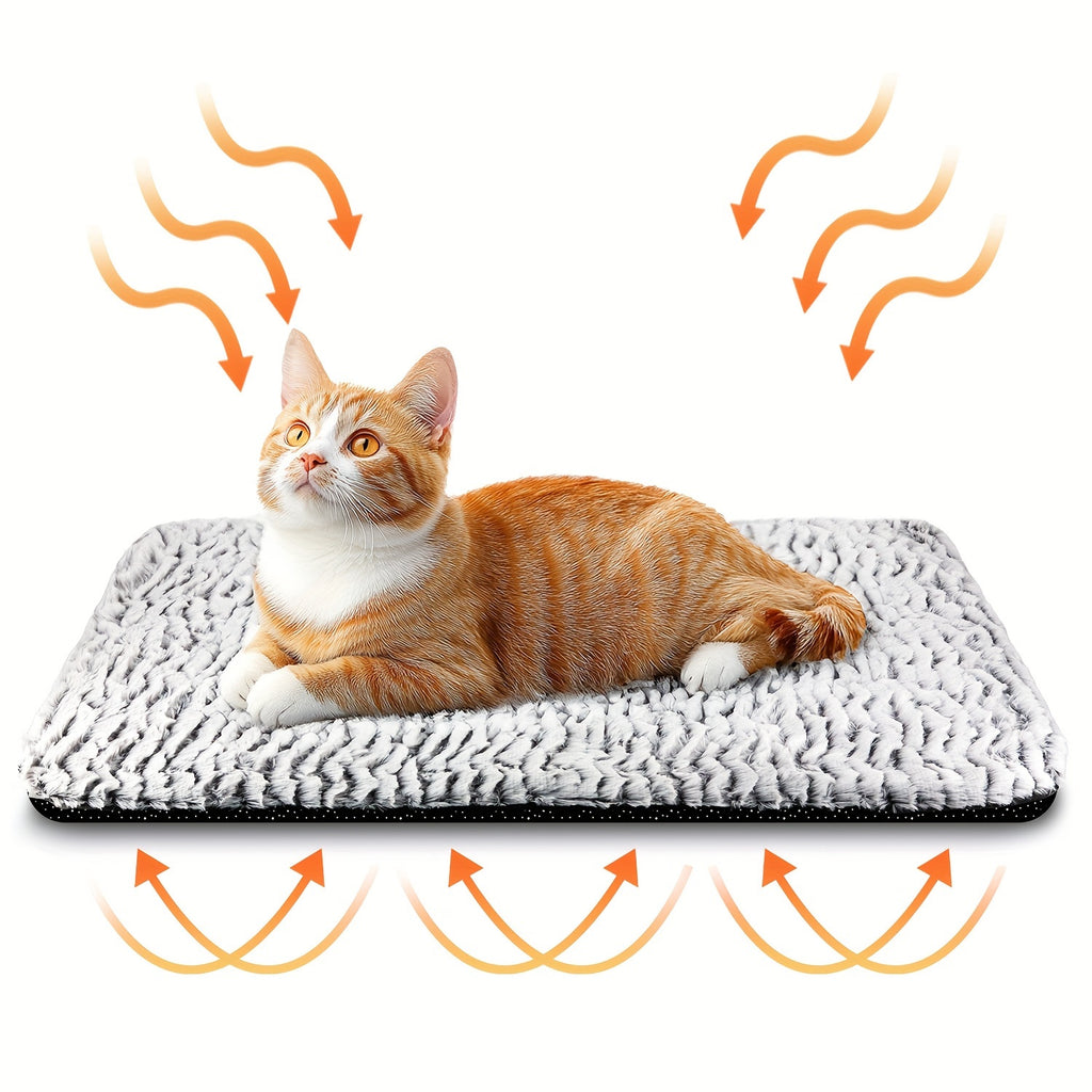 [Thermal Extra Warm Pad] Soft Thermal Extra Warm Dog Cat Pad - Large Indoor Outdoor Cat Bed Mat for Small Puppy Kittens Pets