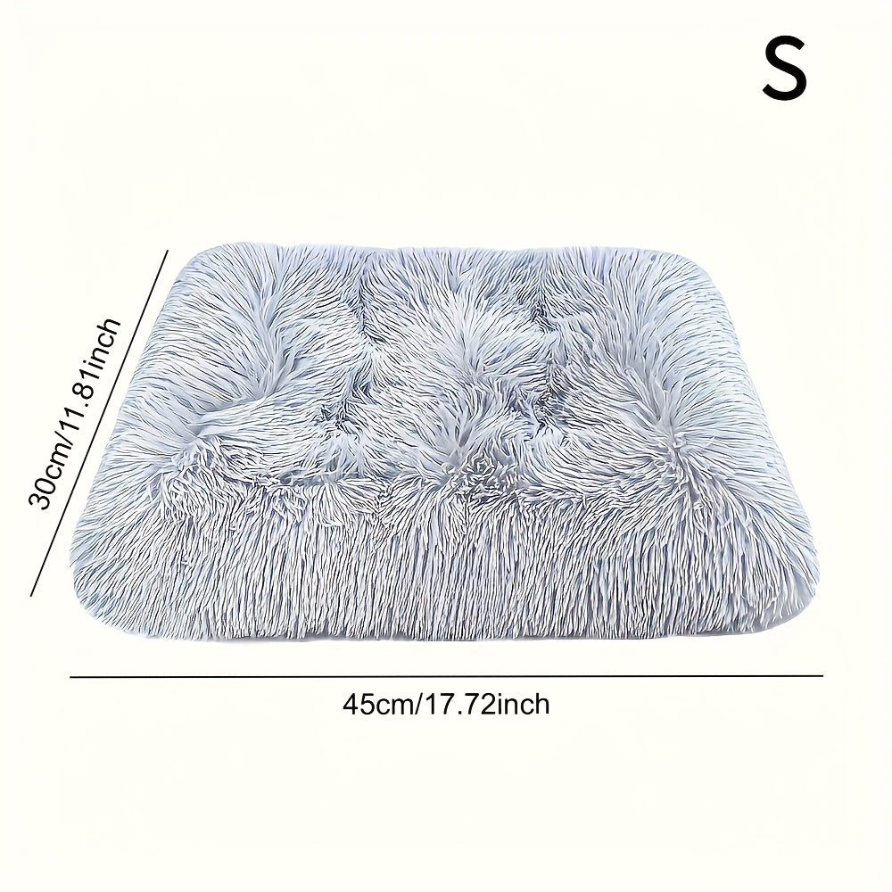 Cozy Polyester Dog Bed with Removable Cover - Soft, Warm, and Easy to Clean - Ideal for Cats and Dogs of All Sizes - Perfect Holiday Gift, Pet Bed|Plush Dog Bed|Detachable Cover