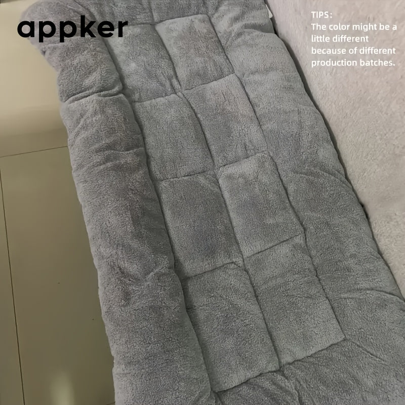appker Extra Large Plush Pet Cat and Dog Sofa Bed - Extra Thick, Extra Soft Pet Pad for Small to Large Dogs, Gift for Dog and Cat Lovers, Dog Comfort Pad | Modern Pet Bed | Durable Pet Bed, Large Dog Bed (2 Sizes 2 Colors to Choose)